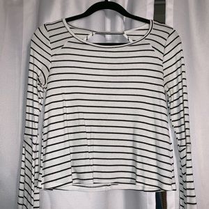Bell sleeved top with open back!